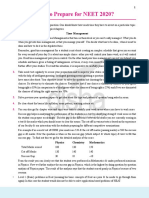 How To Prepare For NEET 2020?: Time Management