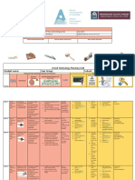 Planning Grid Junior Cert Wood Technology