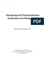 Psicoterapia de Pareja Sistémica Focalizada en La Reciprocidad