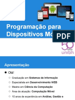 Programação Dispositivos Móveis 1