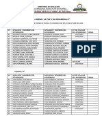 Registro de Asistencia de Padres de Familia A Asamblea Del Dìa 19 de Octubr Del 2022 Primero: "A"