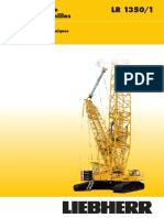 Crawler Crane Grue Sur Chenilles: Technical Data Caractéristiques Techniques