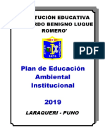 PLAN de Educacio0n Ambientallllllllllllllllllllllllllllllll