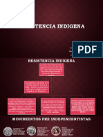 Resistencia Indigena: Nombres: Jesús José Guerrero Pedraza. Marco Ángel Guerrero Pedraza. 1er SEMESTRE. Sección D1