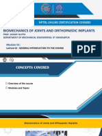 Mod 1.1 General Introducton To Biomechanics Course