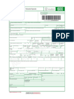 Formato 600 Declaración de Exportación