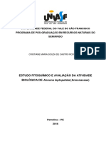 Universidade Federal Do Vale Do São Francisco Programa de Pós-Graduação em Recursos Naturais Do Semiárido