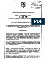 Decreto 2516 2011 - Reglamenta Ley 1474 2011