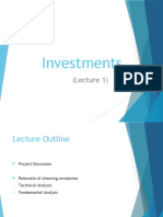 Investments: (Lecture 1)