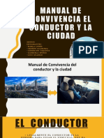 Manual de Convivencia El Conductor Y La Ciudad