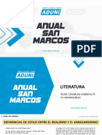 Anual San Marcos - Semana 10 - Literatura