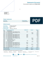 Statement of Accounts: Today's Statements