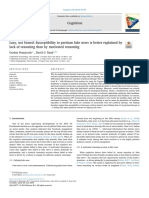 Pennycook G. & Rand D. (2019) - Susceptibility To Partisan Fake News Is Better Explained by Lack of Reasoning Than by Motivated Reasoning