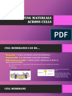 Lesson #7 - Transporting Materials Across Cells