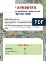 Disciplines and Ideas in The Social Sciences (DISS) : Subject Description