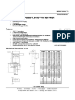 Mbrf2080Ctl Schottky Rectifier: Applications