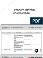 Mep Approved Material Specifications: Technical Assessment Guide