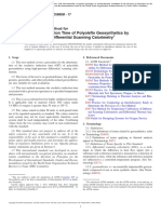 Oxidative Induction Time of Polyolefin Geosynthetics by High-Pressure Differential Scanning Calorimetry