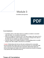 Correlation and Regression