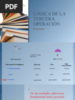 Lógica de La Tercera Operación: El Raciocinio