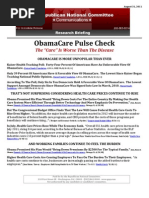 ObamaCare Pulse Check