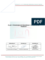 PLAN DE SEGURIDAD Y SALUD EN EL TRABAJO Ohsas 18001