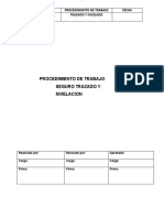 Procedimiento de Trabajo Seguro PTS Trazado y Nivelacion