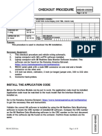 Komatsu: Checkout Procedure