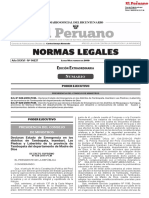 Declaran Estado de Emergencia en Los Distritos de Tambopata Decreto Supremo N 028 2019 PCM 1742316 1