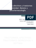 Trastornos Afectivos y Trastornos de Ansiedad. Manejo y Psicofarmacología