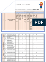 Planificación Anual para El 1°grado: Institución Educativa: N°81970 Docente Responsable: Yvette Nureña C