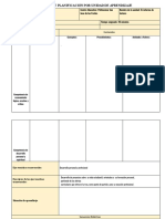 Esquema de Planificación Por Unidad de Aprendizaje: Comunicativa Conceptos: Procedimientos: Actitudes y Valores