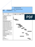 Cronograma de Ejecucion de Obra