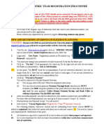 2020/2021 Academic Year Registration Procedure: New and Returning Students On Flexisaf Platform