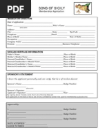 Membership Application