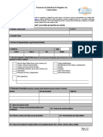 Formato Registro de Contratistas AGua