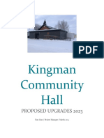 Kingman Community Hall - Suggested Upgrades Report