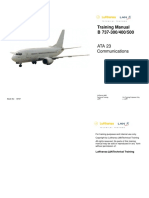 Training Manual B 737-300/400/500: ATA 23 Communications