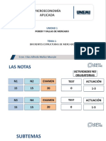 Microeconomía Aplicada: Poder Y Fallas de Mercado