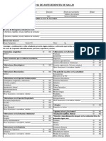 Ficha de Antecedentes de Salud