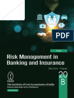 Risk Management in Banking and Insurance: The Institute of Cost Accountants of India