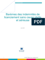 Indemnités Licenciement