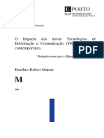 O Impacto Das Novas Tecnologias de Informação e Comunicação (TIC) Na Família Contemporânea