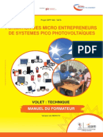 Formation Des Micro Entrepreneurs de Systemes Pico Photovoltaïques