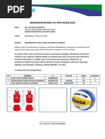 MEMORANDUM 005 Juegos