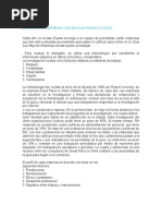 Caso 3 LAS MEJORES EMPRESAS PARA TRABAJAR