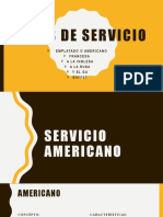 Tipos de Servicio