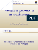 Tópico 3 - Princípios Fundamentais de Relés e Funções de Proteção