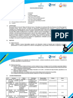 Plan de Acción de Trabajo I. Datos Generales