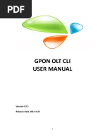 Gpon Olt Cli User Manual: Release Date 2021-4-25